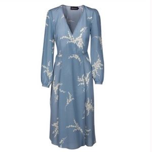 Realisation Par summer loving blue wrap dress